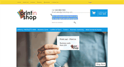 Desktop Screenshot of printinshop.com