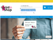 Tablet Screenshot of printinshop.com